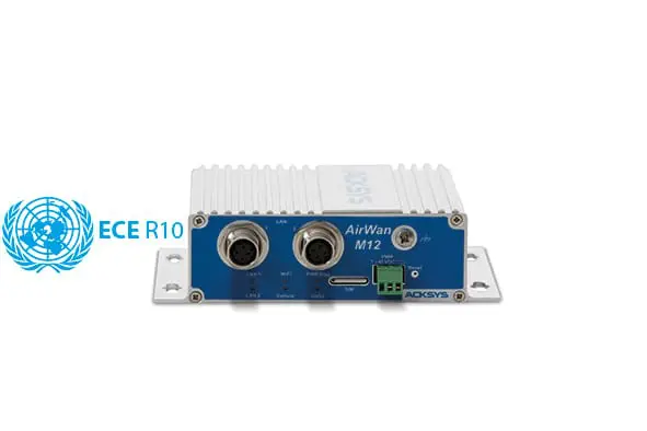 11n WiFi and 4G cellular router with positioning (GNSS), for road applications and tramway